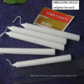 Wholesale Decoration Popular Household and Church White Taper Scented Wax Candles